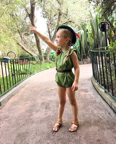 子供用 ピーターパン コスチューム 帽子 シャツ タイツ ベルト ハーネス 手首カフ付き ピーターパン 帽子つき＞∥子供 用プリンセスドレス・ディズニーコスチューム販売店 リトルプリンセスルーム