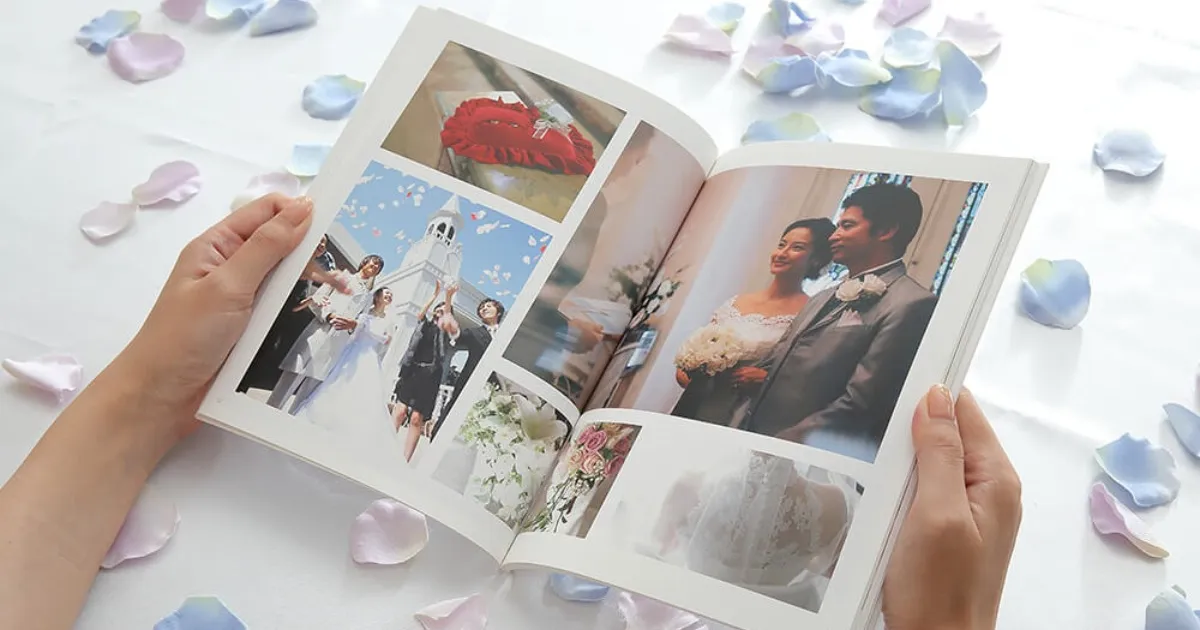 手作りウェディングアルバムを作成して、結婚式の思い出を贈ろう