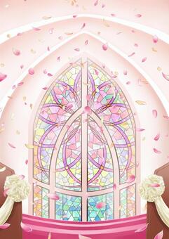 結婚式が開かれる教会のイラスト 背景素材かわいいフリー素材集 いらすとや