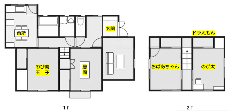 のび太の家の間取りが丸わかり！ 意外と広い「野比家 3Dモデルツアー」動画が楽しいよ!!Pouch ポーチ