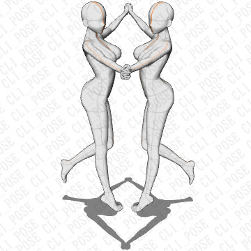 手を繋ぐ - CLIP STUDIO ASSETS