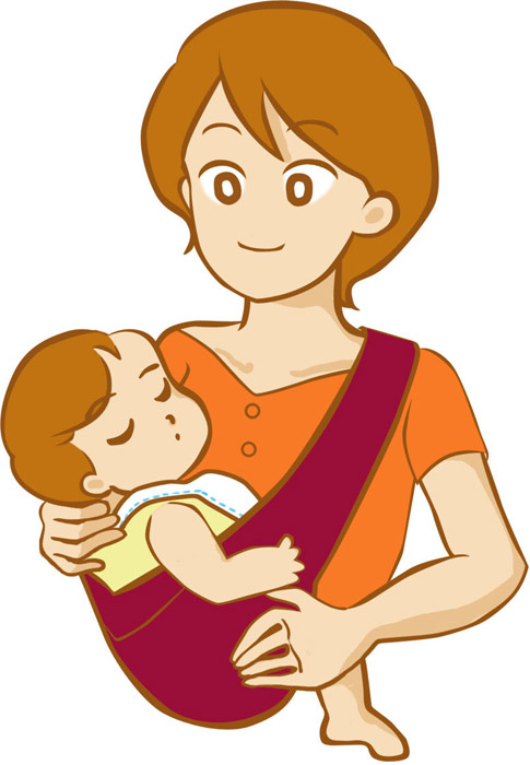赤ちゃんを抱いている人イラスト素材透過、PNGフリー画像ダウンロード - Pngtree