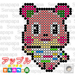 あつ森のプレゼントをアイロンビーズで再現！図案と作り方を公開 しゃんぶるだんふぁん