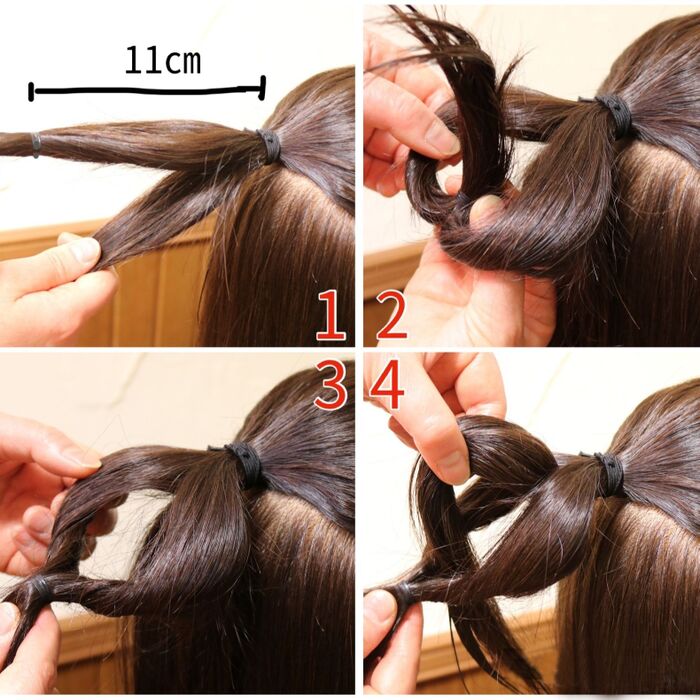 くるりんぱヘアアレンジ！子供の簡単アレンジのやり方