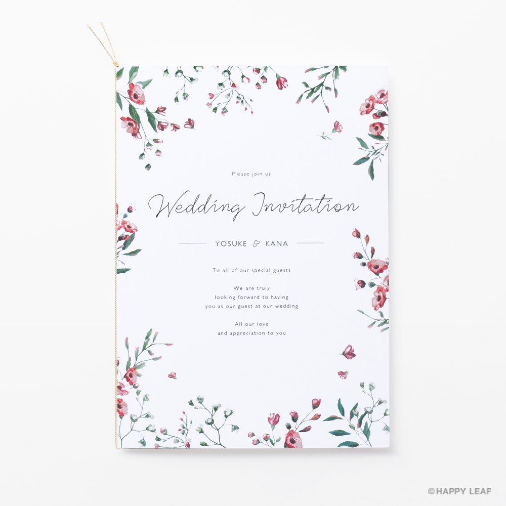 結婚式の席札やメッセージカードに☆