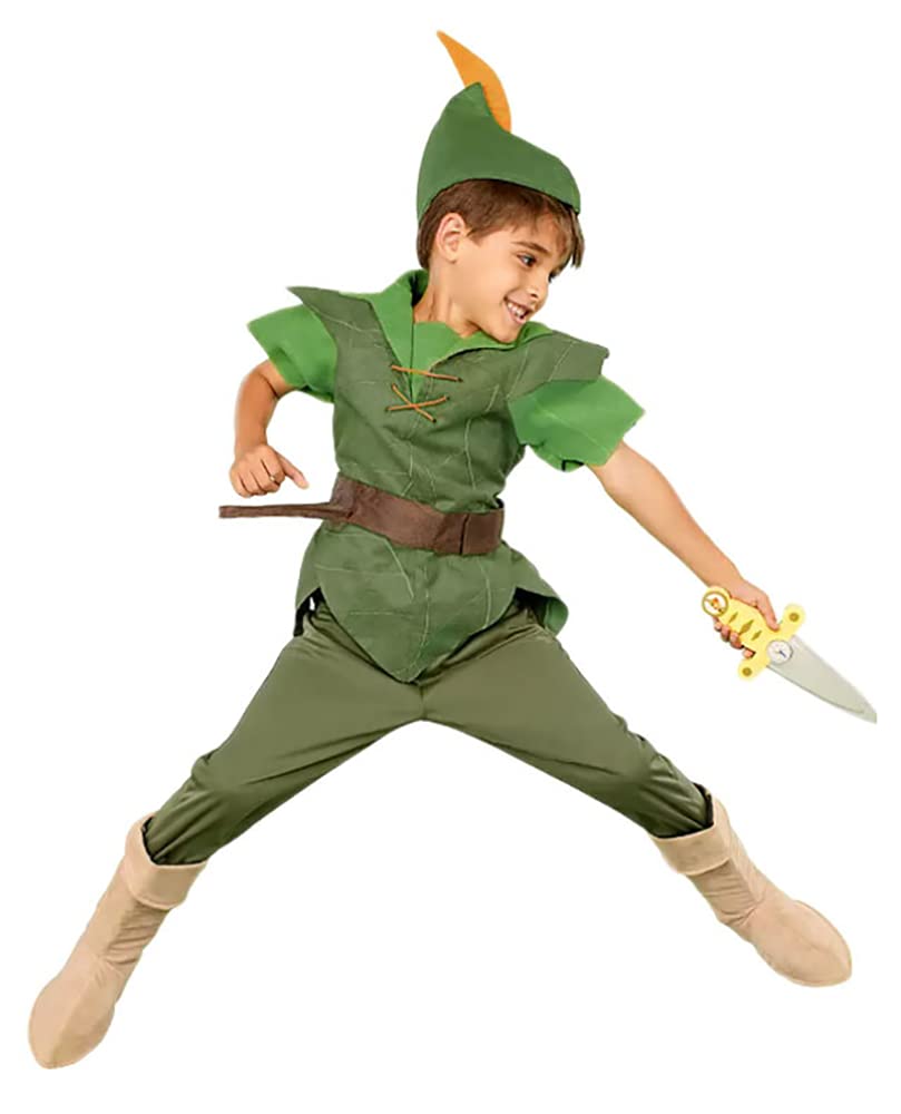 Amazon.co.jp:Dressy Daisyピーター パンのコスチューム 帽子付き 幼児の男の子用 ハロウィン 仮装 パーティー ドレス衣装 セットサイズ 2〜3歳 : ファッション