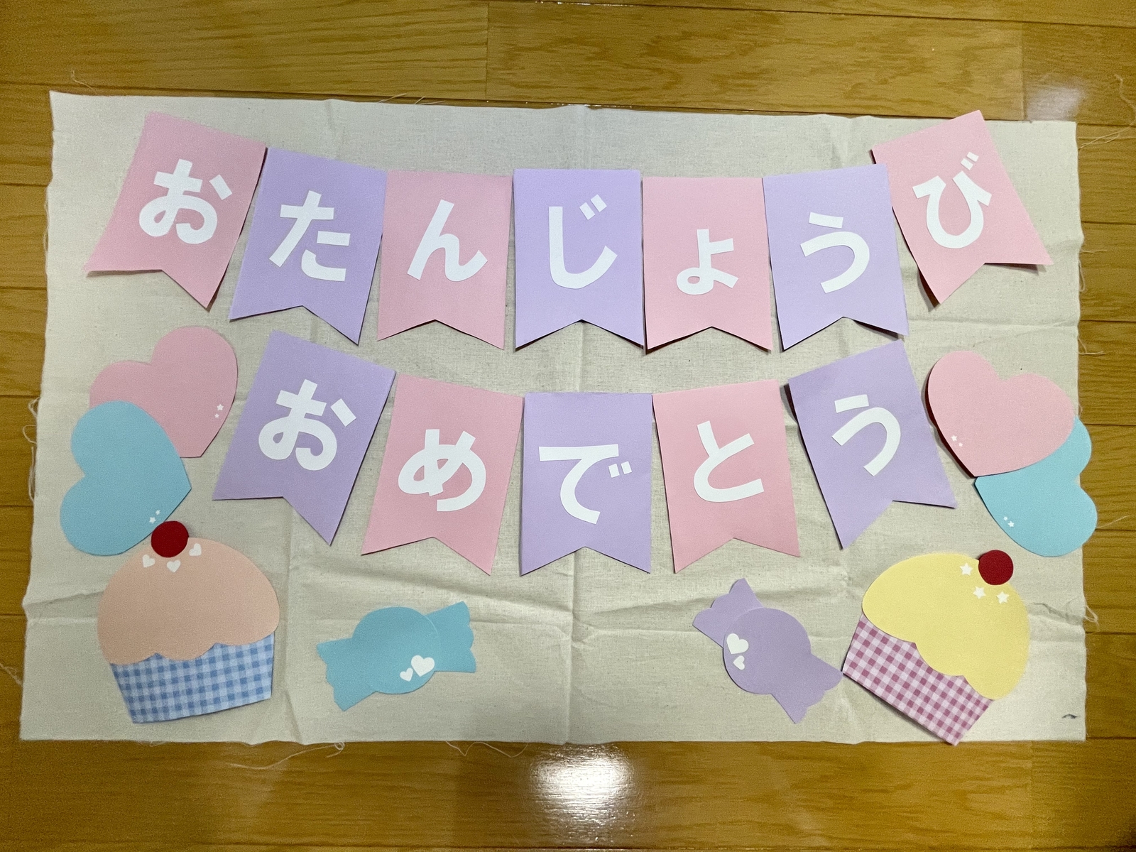 保育園でバルーンを使った手作りの飾りつけバルーン派遣ランド