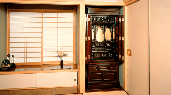 和モダン 床の間 仏壇置き場 : Tamada工房 成功への軌跡