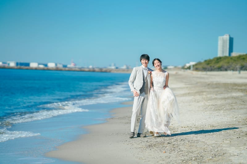 公式スタジオフォトパーク千葉・結婚前撮りフォトウェディング