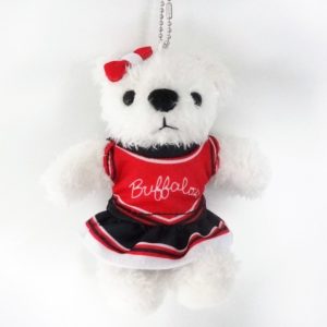 Custom made オーダーメイド Cheer pompon charm with tags ポンポンキーホルダー & チアタグセットPayID