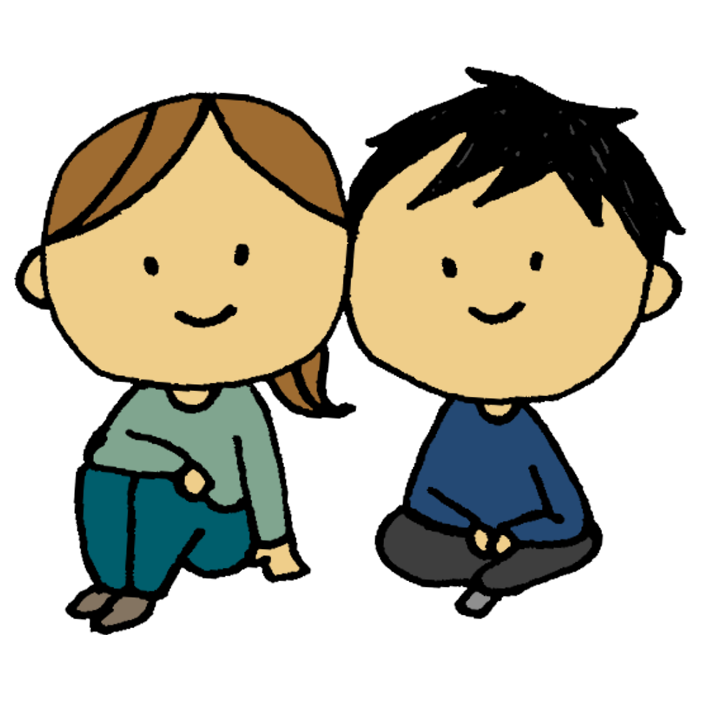 仲良しイラスト - No: 1280045無料イラスト・フリー素材なら「イラストAC」