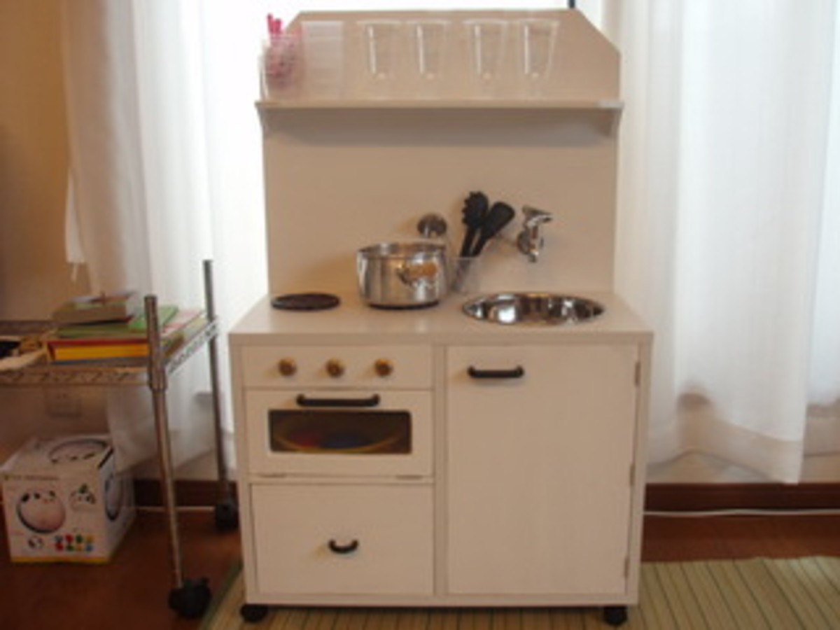 □手作り、ままごとキッチン。□ : OURHOME