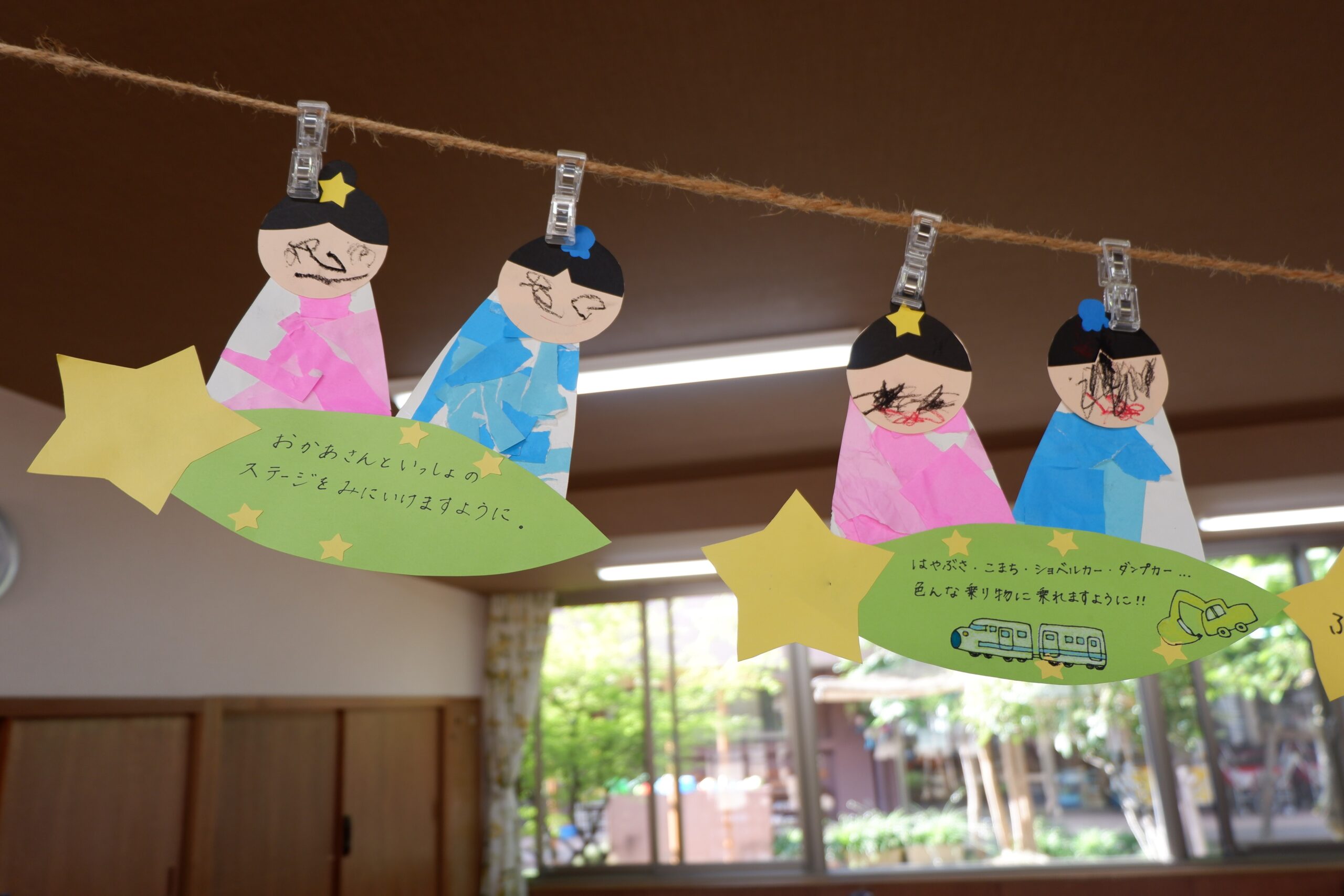 夏の保育への連続性を意識して～４歳児向けたなばた飾り世界文化ワンダ