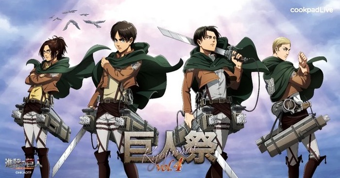 進撃の巨人」cookpadLiveコラボカフェ第4弾が開催！シェフ姿のエレン、ミカサらがかわいいグッズ＆イメージフードが登場超！アニメディア