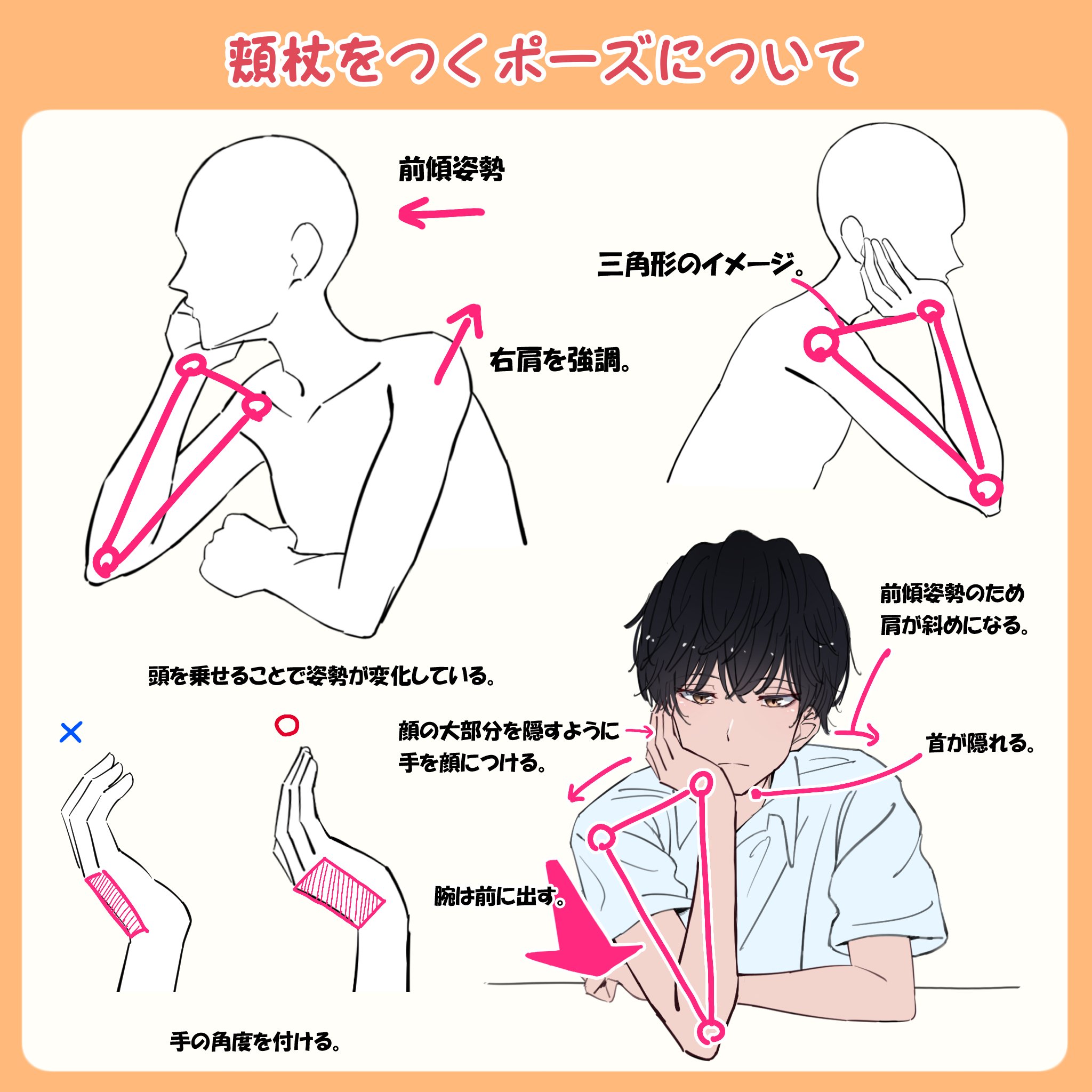 ほおずえイラスト無料イラスト・フリー素材なら「イラストAC」