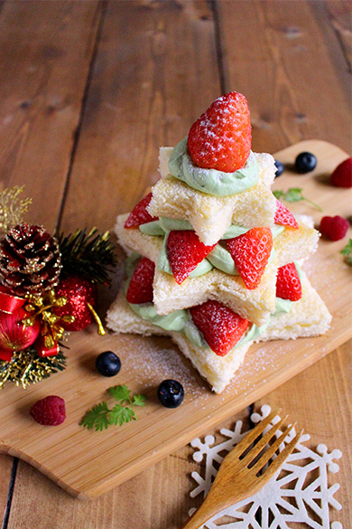 オーブンがなくてもOK！ クリスマスケーキの簡単な作り方＆映えアイデア