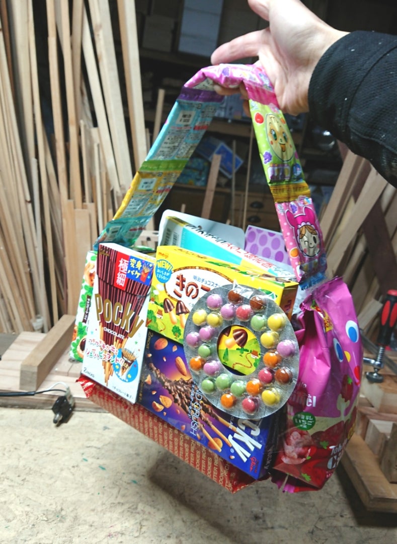 お菓子リュック作り方 簡単TikTok