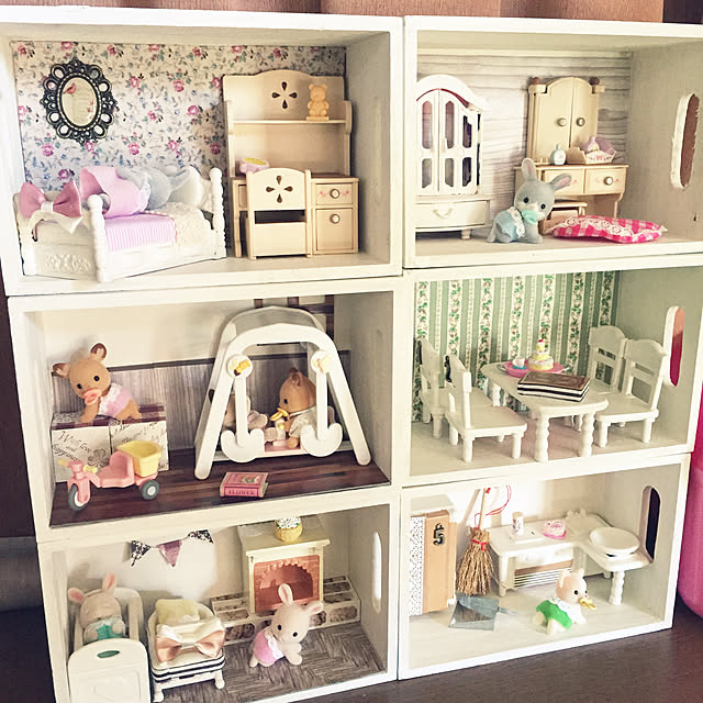 ケースなんてなんぼあってもいいからね *シルバニアファミリーsylvanianfamilies森林家族calicocrittersセリアseria