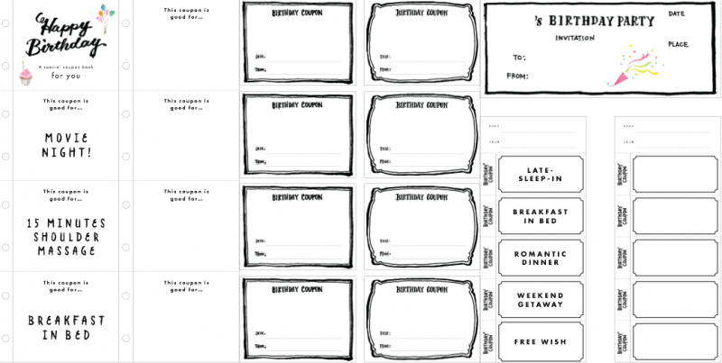 彼女の誕生日になんでも券 〇〇券 を作ってみた!作り方とネタ・アイデア15選を紹介!自由気ままに