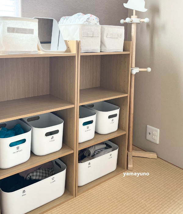 ２才でも身支度ができる！保育園収納☆わたしのいえ