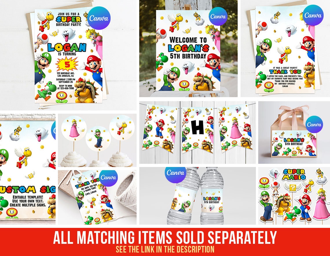 次男6歳誕生日🎂マリオの飾り付けのパーティーにしました🎉 : えはみのDIYと暮らしブログ