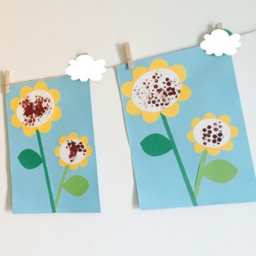 ひまわりの作り方７月８月 夏の製作保育園 幼稚園