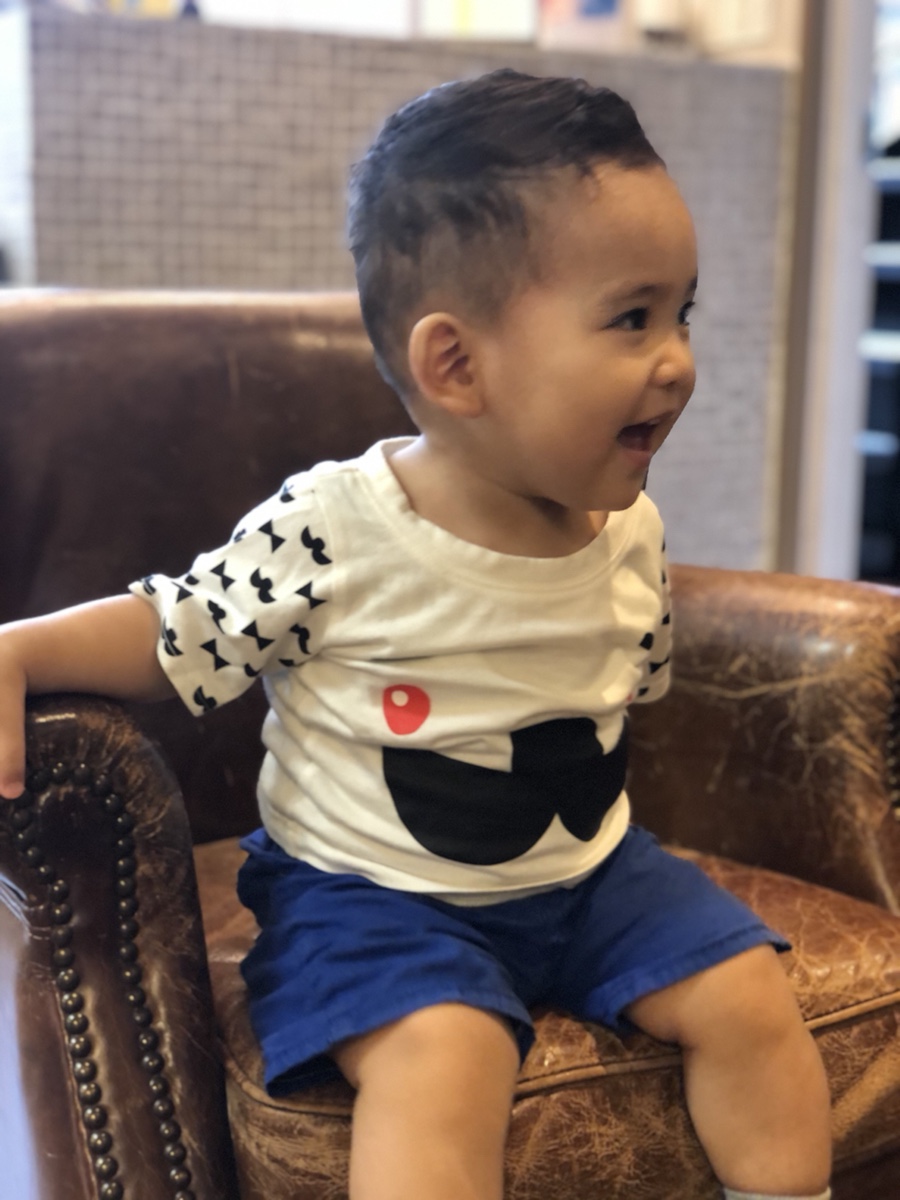 男の子ママダッコキッズマッシュルームカット¥1100 担当・栄真介ご来店ありがとうございましたDEEPSTA DEEPSTAキッズカットDEEPSTAヘアスタイル ママダッコキッズカット キッズカット マッシュルーム マッシュルームカット 子供髪型 男の子髪型 ヘアカット ヘア