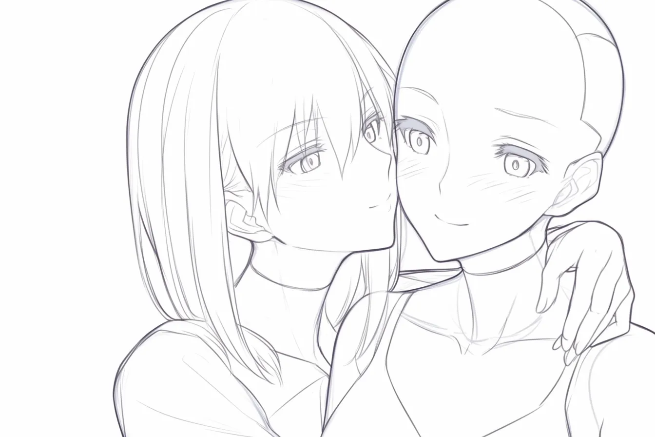 100 件の「ポーズ2人」や「構図 イラスト」のアイデアを見つけましょう描画ベース、男の子 イラスト、イラスト 書き方 など