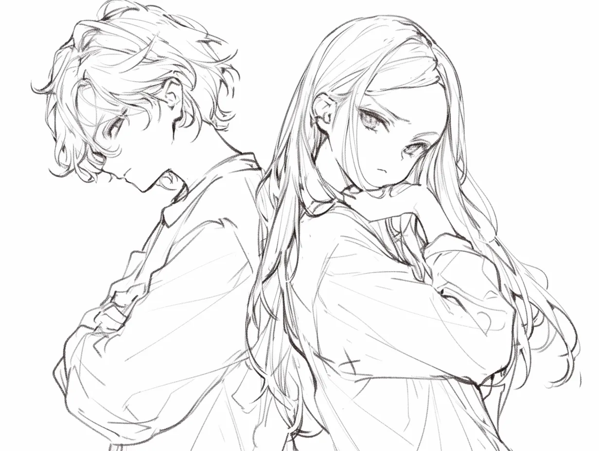 初心者向け 構図に迷ったら！複数の人物を描く時の構図&配置アイディアMediBang Paint – 無料のイラスト・マンガ制作ツール