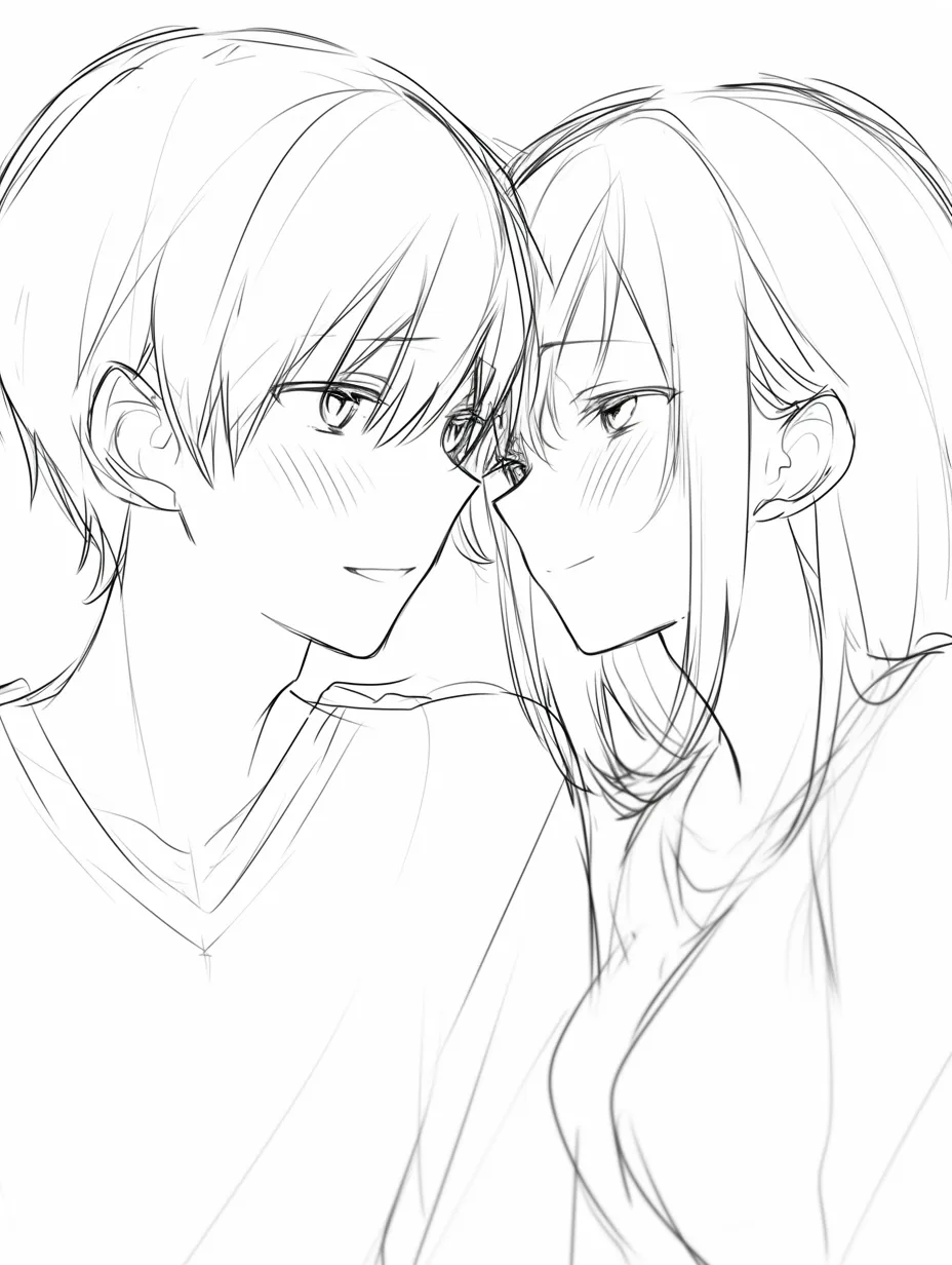 2人ポーズ」のアイデア 160 件 2025描画ベース, 構図 イラスト, 絵のポーズ