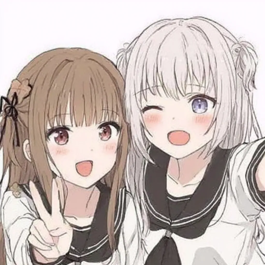 男同士 ペア画 イラストTikTok