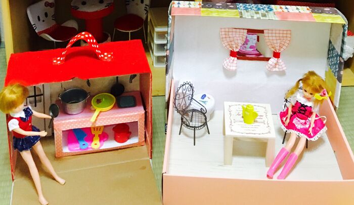 子どもと手作りのドールハウス①〜建築模型とリカちゃんのお家〜休暇と模型YDS Report株式会社YDS建築研究所東京の建築設計