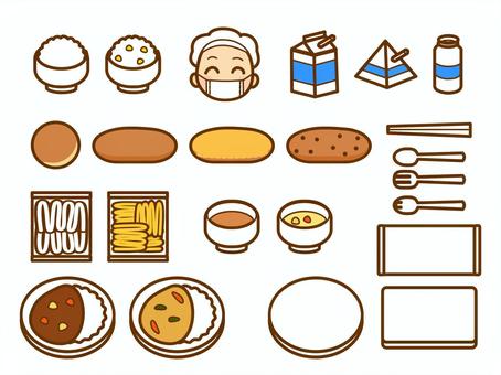 給食てがきですの！β かわいい・ゆるい無料イラスト