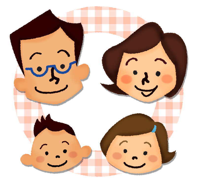 家族のうさぎ かわいい2023 卯年イラスト無料 フリー87340素材Good