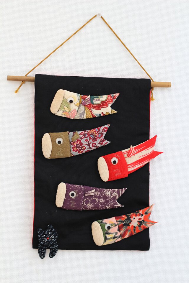 折り紙と色画用紙 ぷっくりうろこの かわいい鯉のぼり 音声解説あり Origami and color drawing paper Koinobori