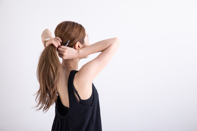 30代の母親必見！卒業式で着物に合わせたオシャレな髪型画像１０選福岡天神のヘアセット着付け専門店Three-keys スリーキーズ