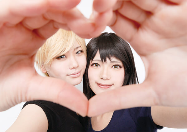 彼女とツーショットポーズTikTok