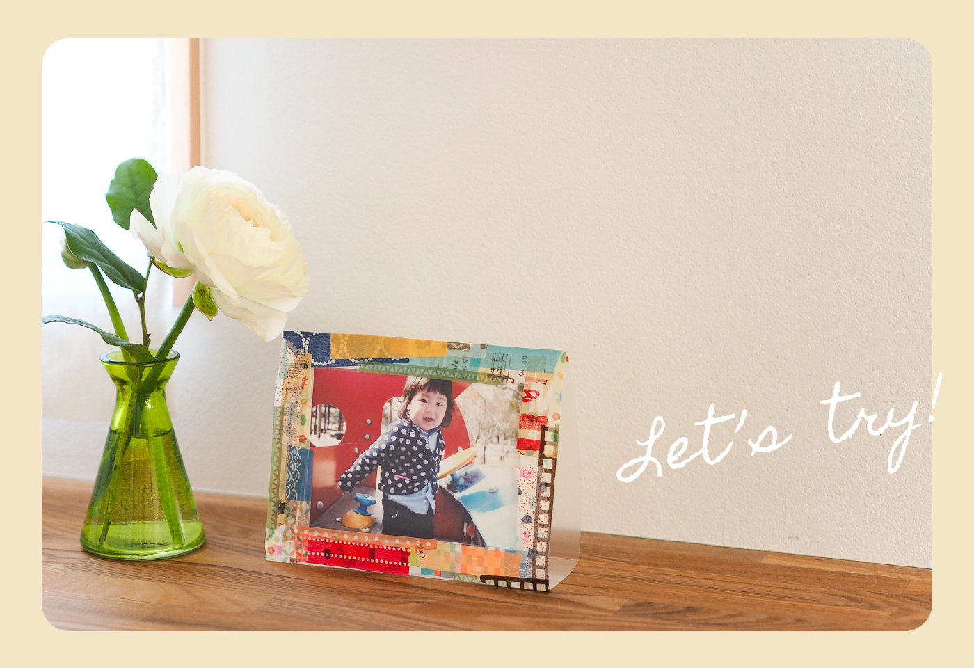 紙コップで手作り写真立てを「お花フォトフレーム」の作り方CHANTO WEB