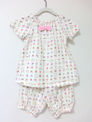 子供のパジャマ: Size100~150cm 実物大型紙つきぶきっちょママの手作りブック