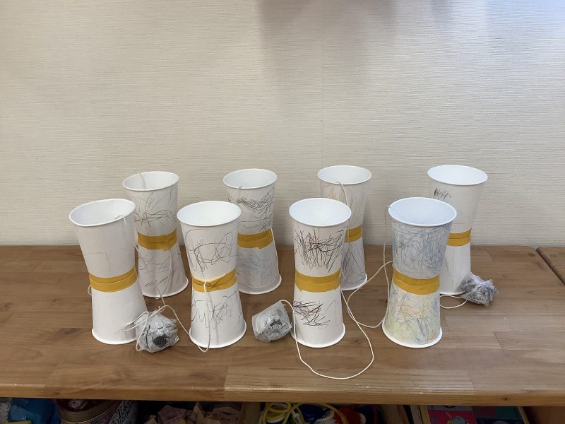 幼児の手作りおもちゃ『けん玉』簡単な作り方☆紙コップ工作 2歳3歳～ │子供と楽しむ折り紙・工作