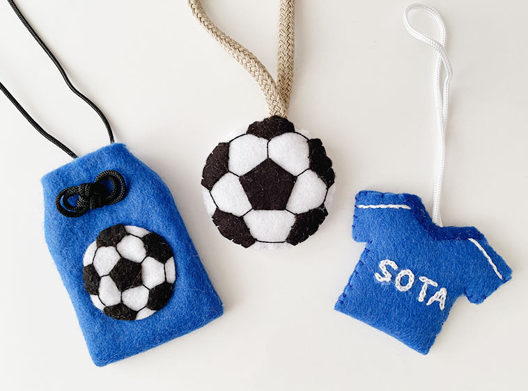 作品紹介～2024ランニンググッズの手作りマスコットのページMaking mascot for ranning goods