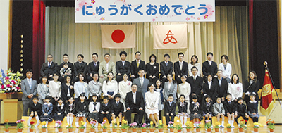 こりす保育園入園式 いなば幼稚園入園式 藤島小学校入学式 藤島中学校入学式
