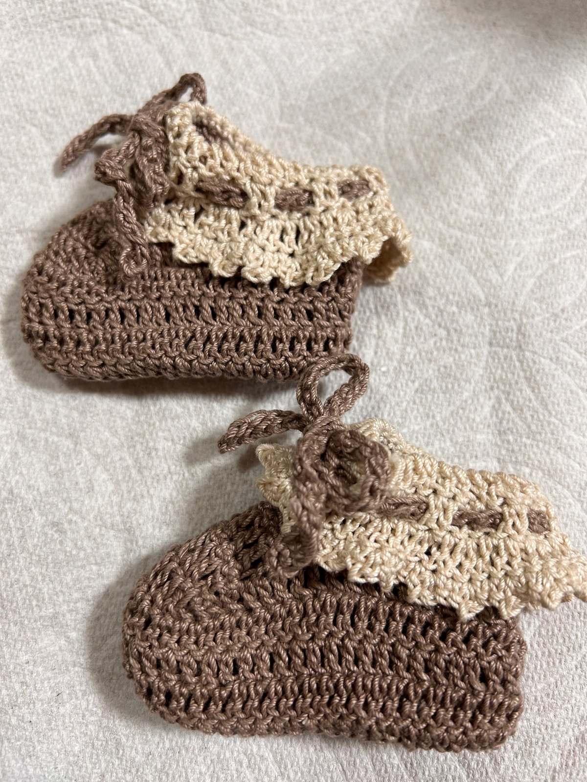 かぎ針編みの靴下 1はなこののんびりセカンドライフ