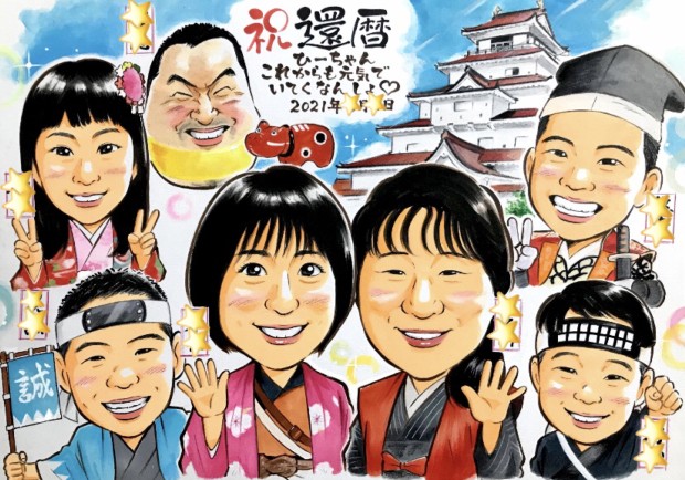 最新版 おすすめ似顔絵師10人を厳選！似顔絵作成に人気なシーンもご紹介似顔絵グラフィックス