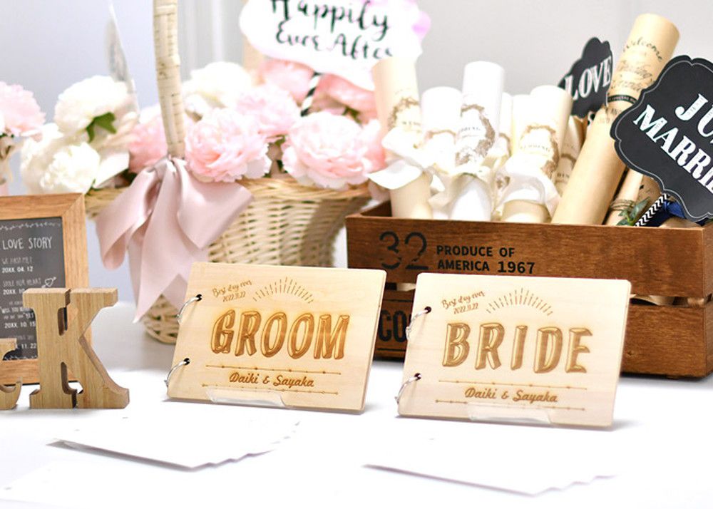 ウェルカムボードアーチウェーブ結婚式03HAPILY