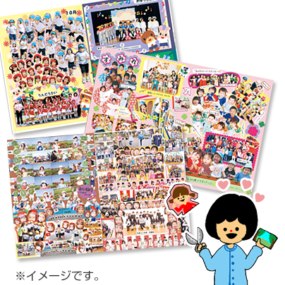 幼稚園・保育園 手作りアルバムアルバムキッチン