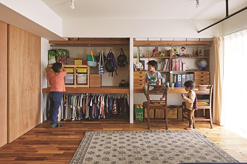 子どもがいても、シンプルでスッキリ見える部屋。生活動線を意識した工夫いっぱいの賃貸インテリアgoodroom journal