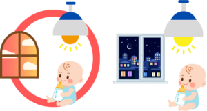 新生児が夜寝る時の電気どうする？赤ちゃん成長ナビ 小児科専門医師 監修