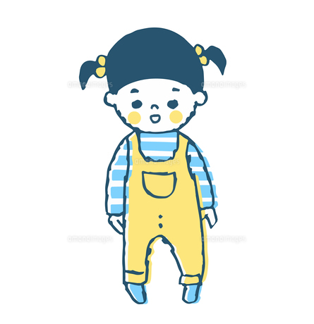 黒髪の小さな女の子 全身立ち絵素材 - 月のお店 - BOOTH