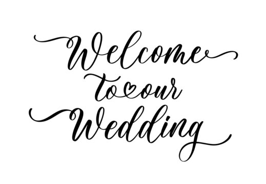 Amazon.co.jp: ウェルカムボード用シール 黒色の文字・筆記体 1枚「Welcome to Our Wedding Reception」結婚式 花嫁DIY ウェディング レセプション ブラック 黒 : 文房具・オフィス用品